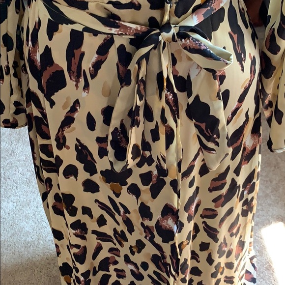 Leopard Wrap Dress - Picture 4 of 4